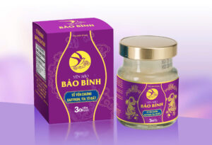 Tổ yến chưng Saffron Tía Tô Đất- 3g yến tươi