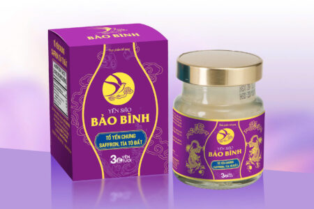 yến chưng saffron tía tô đất 3 gam yến tươi