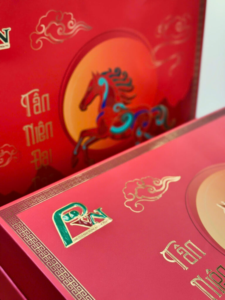 Hộp quà yến sào Bảo Bình cao cấp làm quà Tết doanh nghiệp 2026 với thiết kế sang trọng